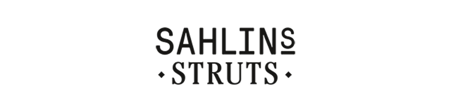 Sahlins struts - dammvippa av strutsfjädrar