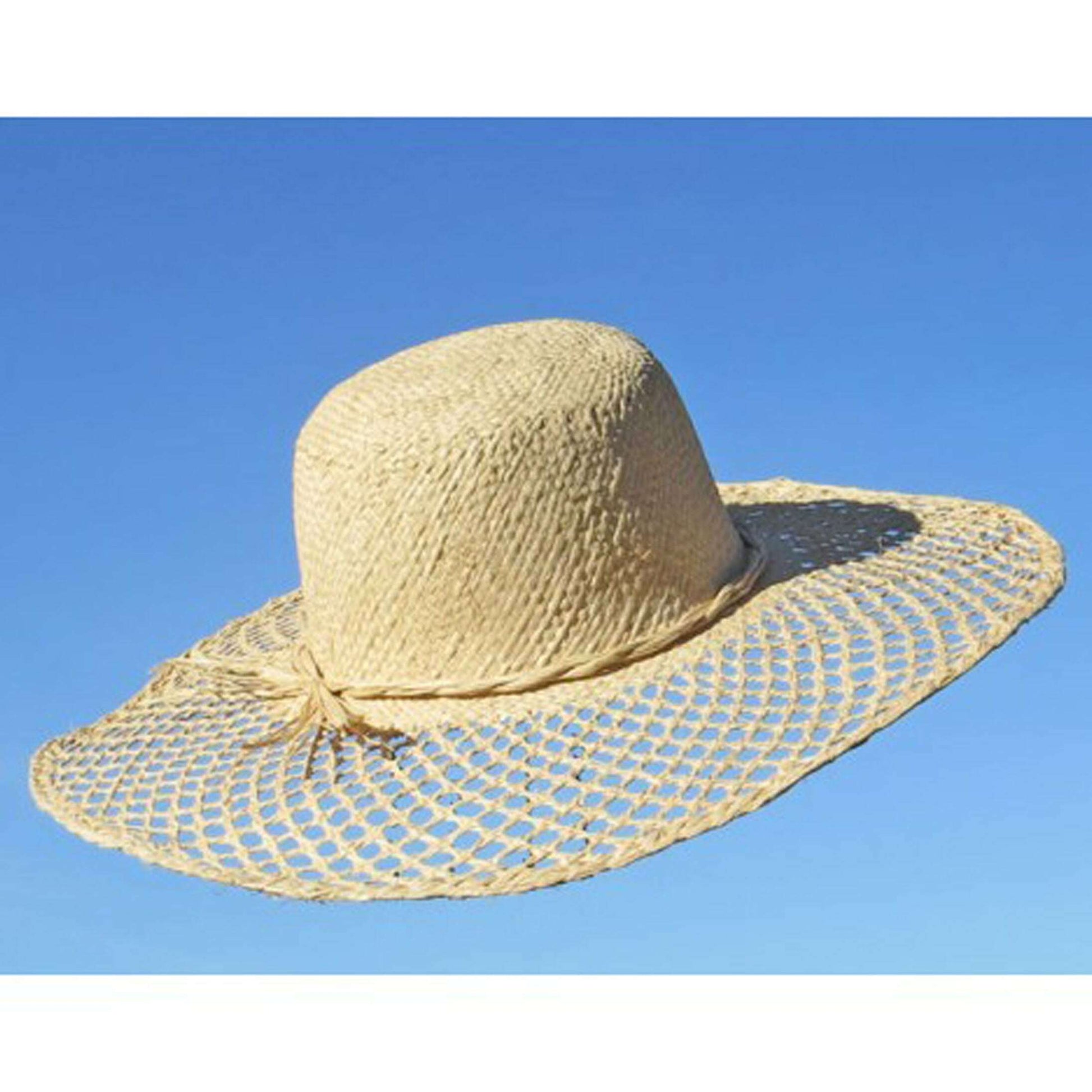 Fröken Rary - stråhatt / solhatt. Flätad av soltorkade raffia palmblad,Hatt,La Maison Afrique Fair Trade,Formcraft 