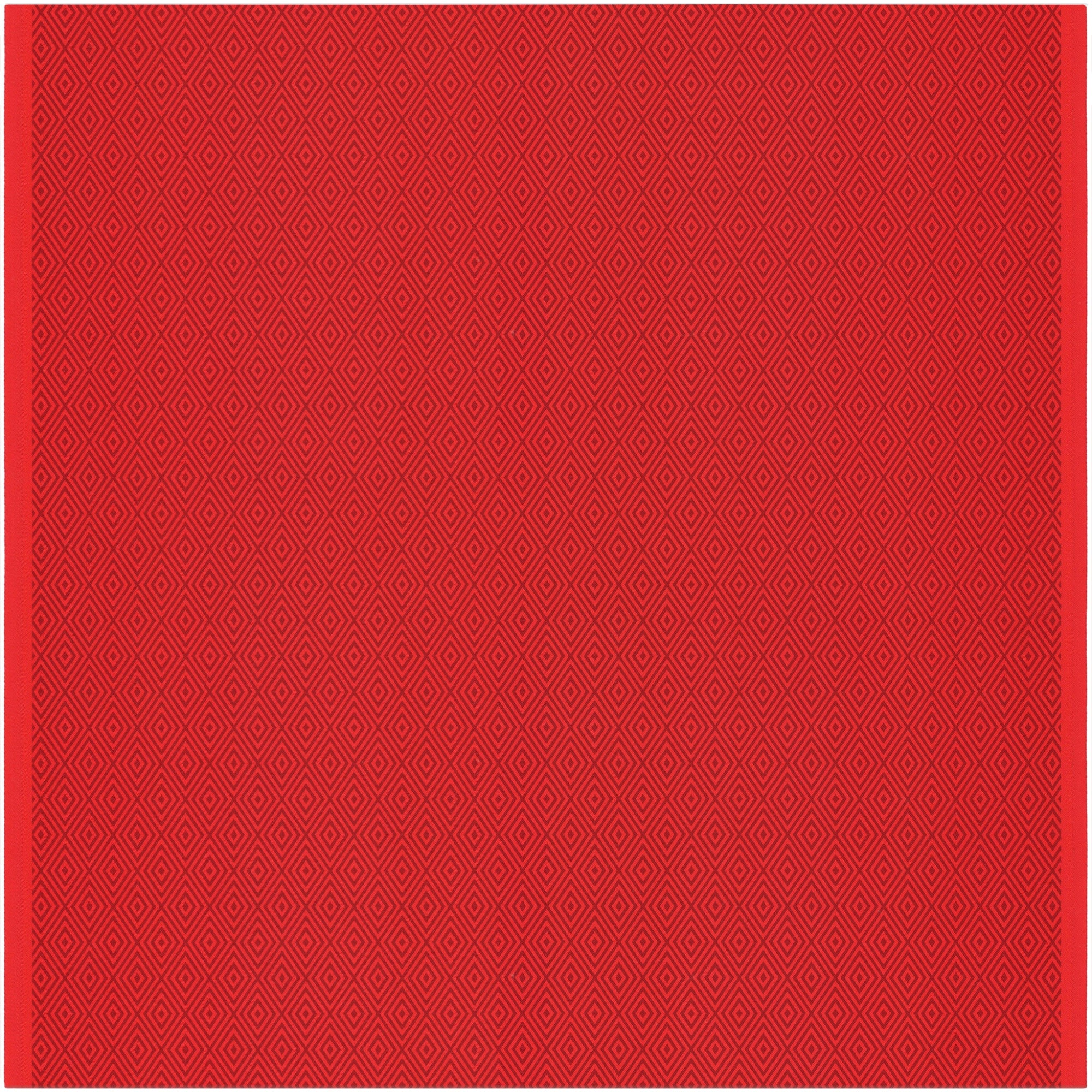 Bordsduk gåsöga, 75x75, röd
