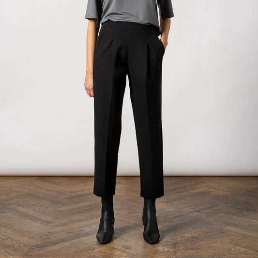 Lee pleat pants, Residus, svart