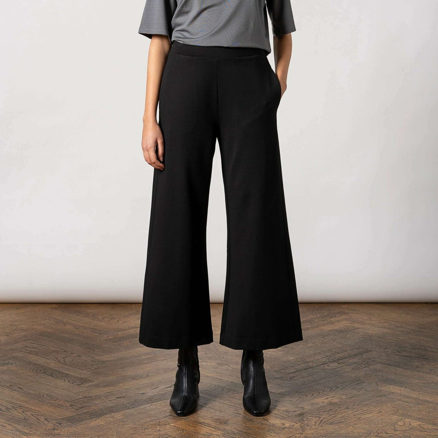 Lottie wide pants, svart