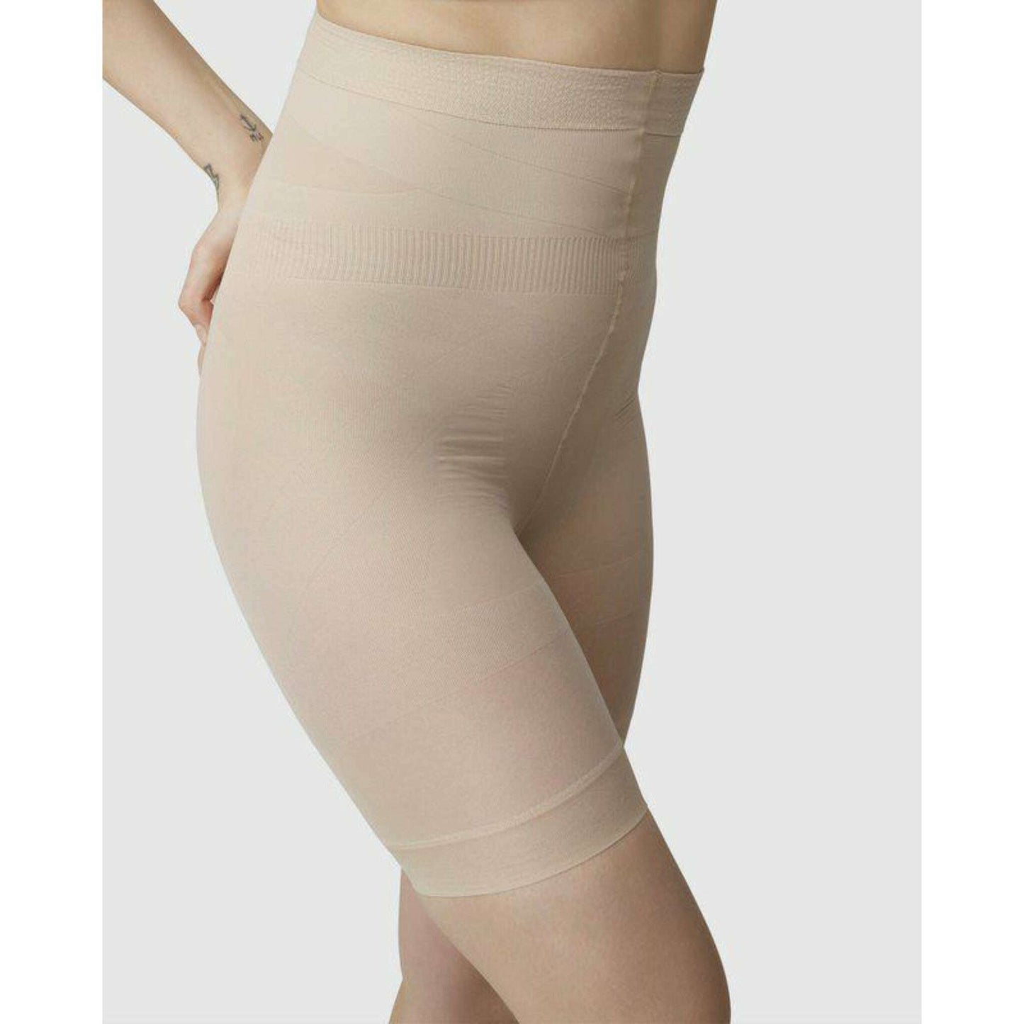 Shaping shorts Julia, 70 Den, svart och nude light