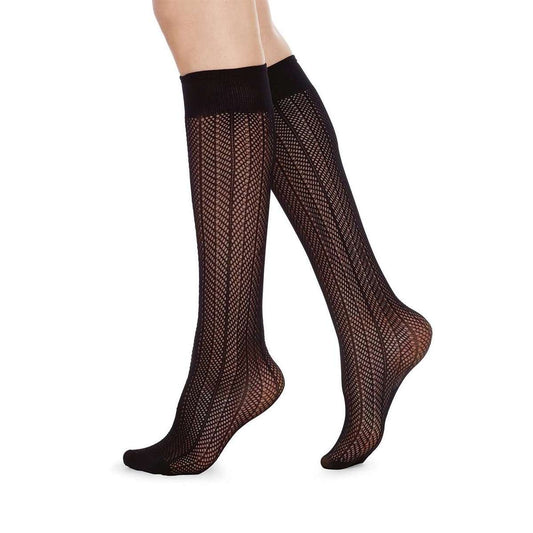 Knästrumpa Astrid nätmönster,Knästrumpor,Swedish stockings,Formcraft 