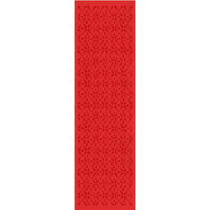 Bordslöpare Rödhälla 50x150 cm. Ekologisk bomull & lin