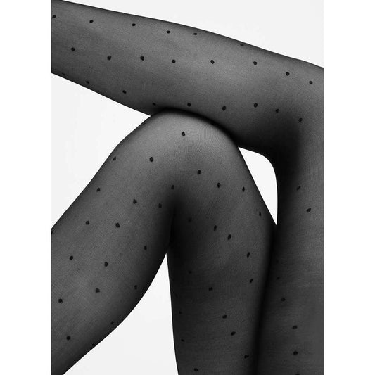 Strumpbyxa Doris dots - färg svart 40 DEN,Strumpbyxa,Swedish stockings,Formcraft 