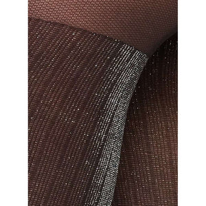 Strumpbyxa Lisa ribb - färg svart / silver 40 DEN
