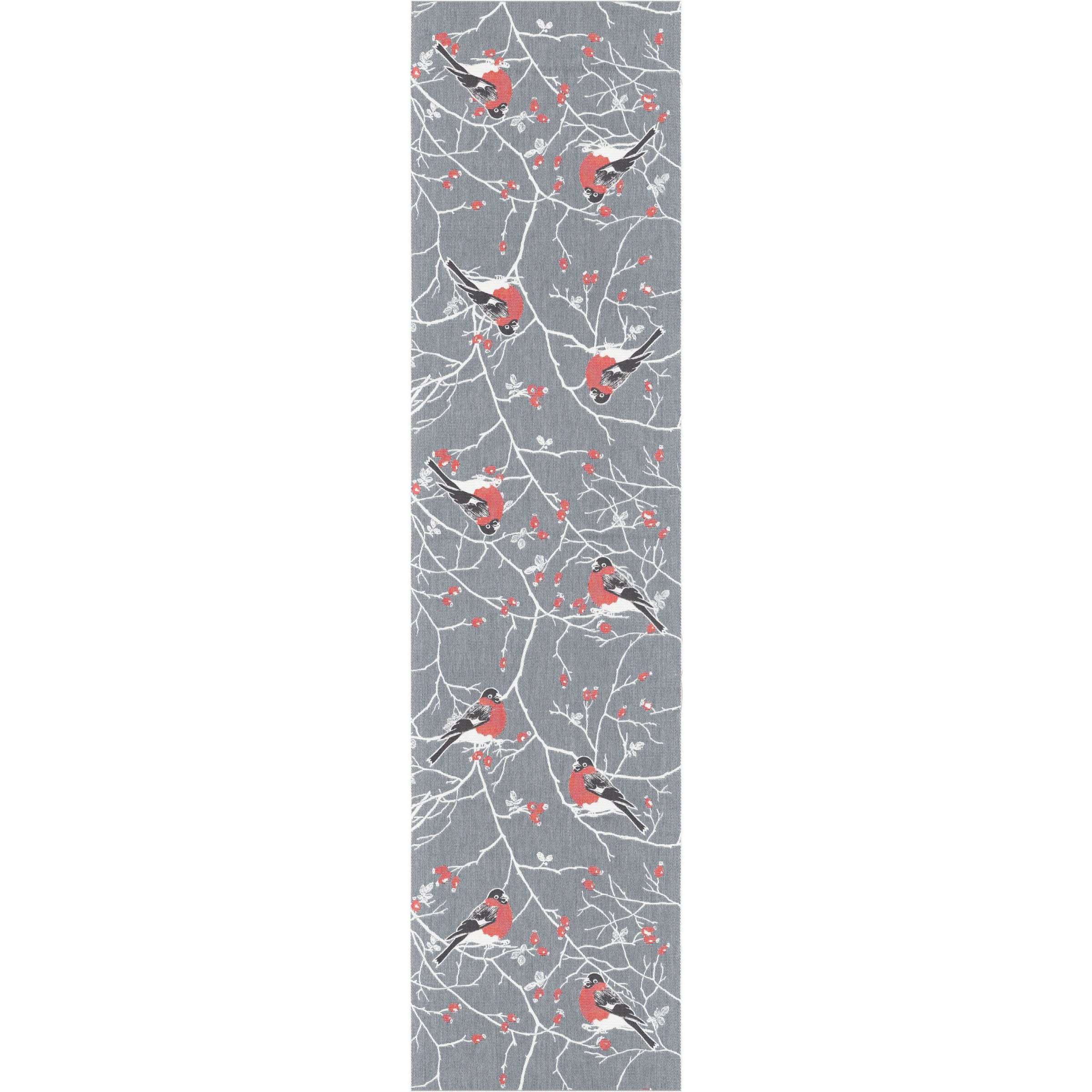 Bordslöpare Frostkvist 35×140 cm. Ekologisk bomull