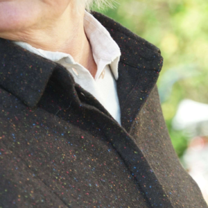 Brun jacka/ kavaj med confetti mönster från GR nature - Bild 4