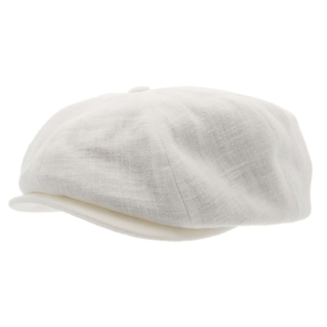 Keps Branson i rami tyg vit, CTH Ericson of Sweden - Bild 3