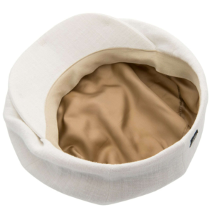 Keps Branson i rami tyg vit, CTH Ericson of Sweden - Bild 5