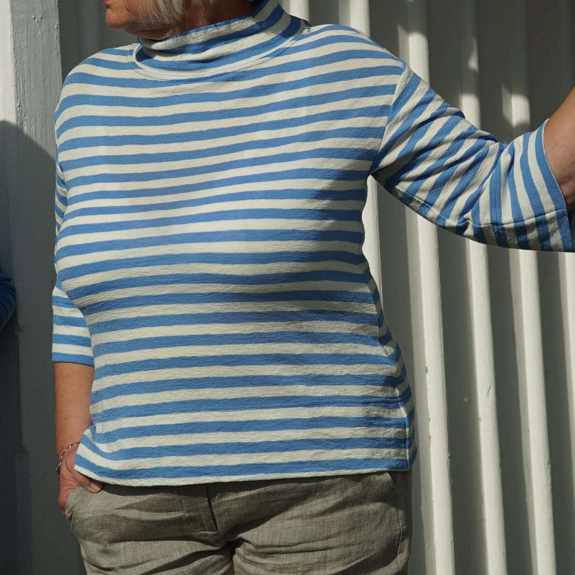 Polojumper, halv polo i merinoull från by basics
