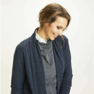 Väst / pullover i mjuk merinoull, mörkgrå / antracit - Bild 7